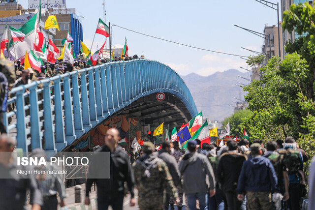 ارائه خدمات امدادی هلال احمر به بیش از ۱۵ هزار نفر در راهپیمایی روزقدس