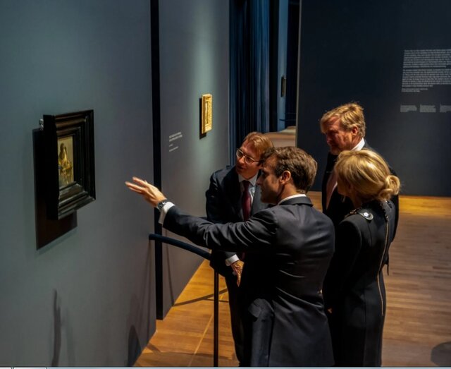 مناظره «ماکرون» بر سر «خدمتکار شیردوش»