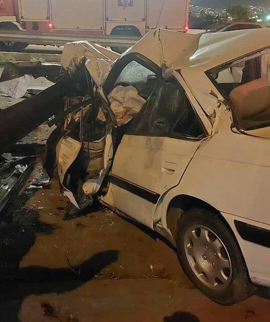 تصادف مرگبار پرشیا در بزرگراه آزادگان