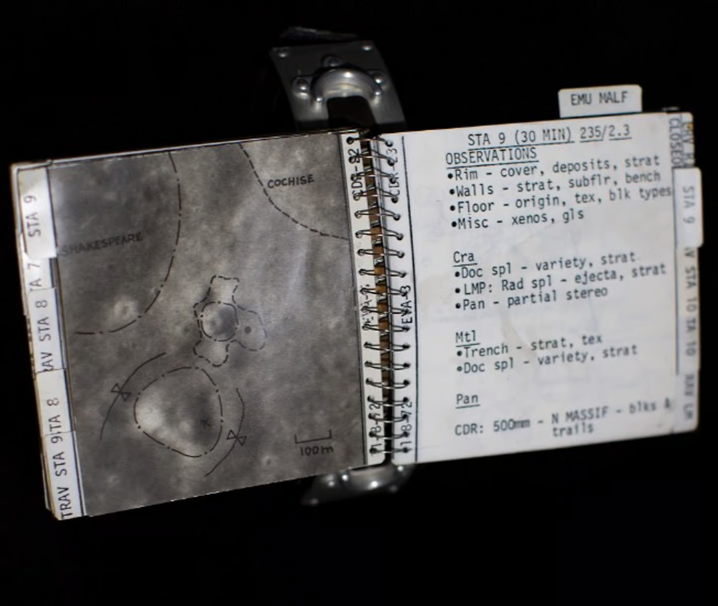 دفترچه یادداشت آخرین انسان روی ماه ۸۰۰ هزار دلار فروش رفت