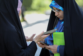 انسیه خزعلی معاون رئيس‌جمهور در امور زنان و خانواده در حاشیه جلسه هیات دولت - ۳۰ فروردین