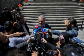 سيدرضا فاطمي امين وزیر صمت در حاشیه جلسه هیات دولت - ۳۰ فروردین