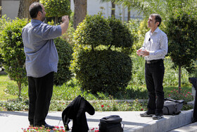 خبرنگاران در حاشیه جلسه هیات دولت - ۳۰ فروردین