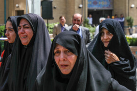 مراسم تشییع پیکر عباس براتیپور