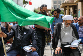 مراسم تشییع پیکر عباس براتیپور