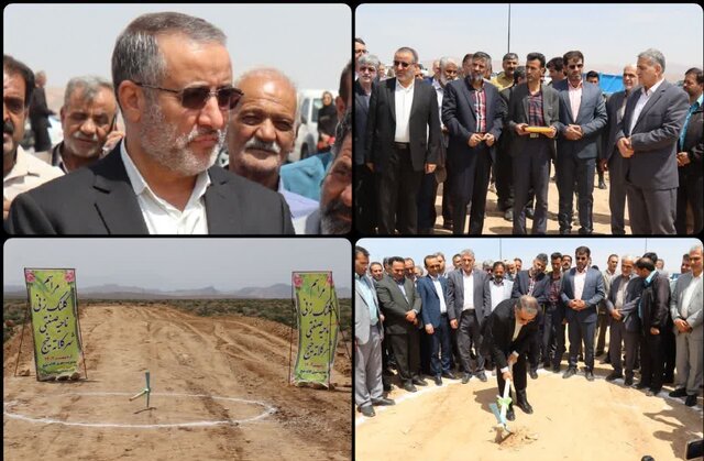 افتتاح پروژه گازرسانی به امامزاده سراوین قطری روستای ابر/ کلنگ زنی ناحیه صنعتی کلاته خیج