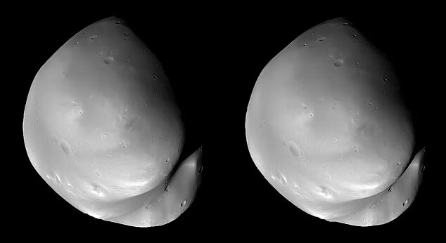 انتشار واضحترین تصاویری که تا امروز از قمر مریخ ثبت شدهاند