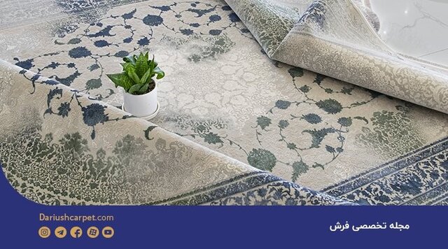 فرش 1200 شانه گل برجسته