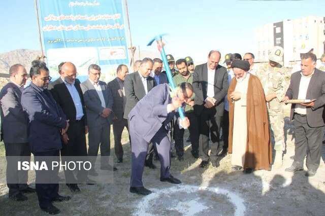 کلنگ‌زنی ‌واحدهای ویلایی دهلران در قالب نهضت ملی مسکن