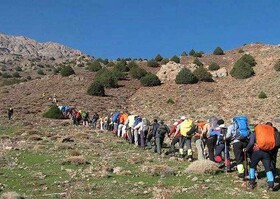 «کوه باباموسی» بجنورد روشن می شود