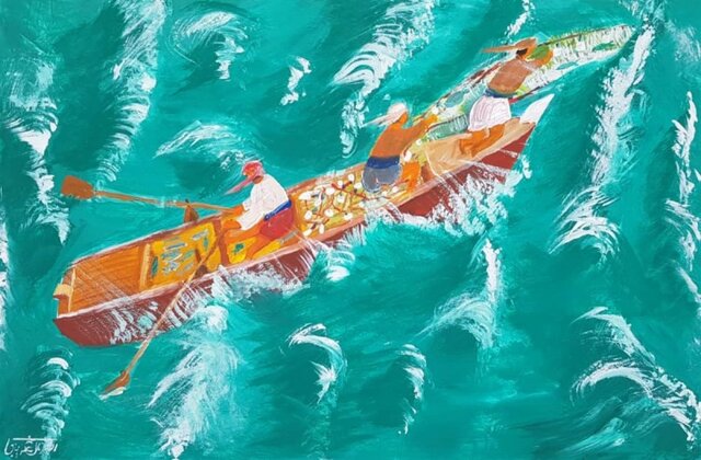 از مجموعه نقاشیهای گالری ناخدا عبدالرسول غریبی خلیج فارس، گنجینه فرهنگ همزیستی متمدنانه