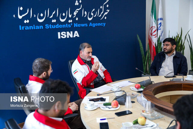 بازدید دبیرکل جمعیت هلال احمر از ایسنا