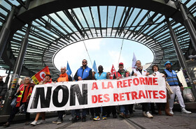 خشم از ماکرون، تشدید کننده تظاهرات روز جهانی کارگر در فرانسه