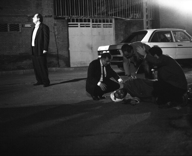 عکسهایی از بازسازی صحنه ترور شهید مطهری