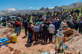 آیین «ورف چال» در روستای «آب اسک» آمل