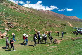 آیین «ورف چال» در روستای «آب اسک» آمل
