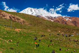 آیین «ورف چال» در روستای «آب اسک» آمل