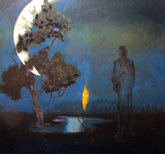 نقاشی های هنرمندی که روز گذشته درگذشت