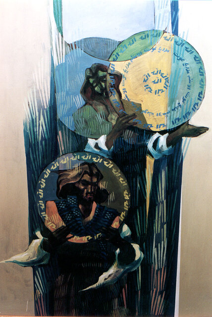 نقاشی های هنرمندی که روز گذشته درگذشت