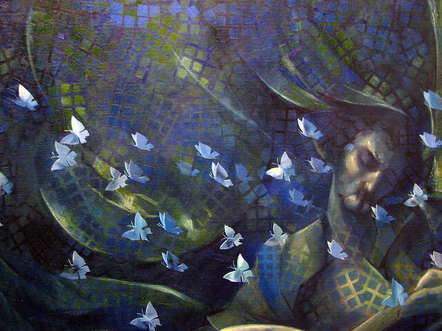 نقاشی های هنرمندی که روز گذشته درگذشت