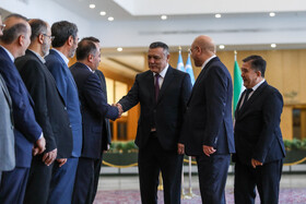 دیدار رئیس مجلس قانون‌گذاری ازبکستان با محمدباقر قالیباف