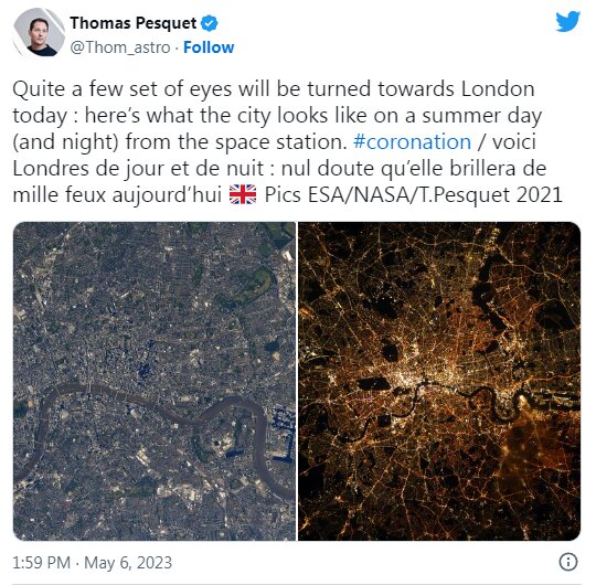 حضور فضانورد ماموریت «آرتمیس ۲» در مراسم تاجگذاری چارلز سوم