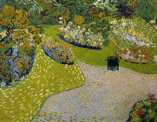 «باغ در اور سور اواز»(ژوئن ۱۸۹۰) «ونگوگ» ۶۰ نقاشی در ۶ هفته خلق کرد