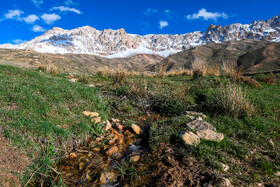 سفید پوش شدن ارتفاعات شاهکوه استان گلستان