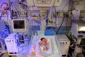 بخش NICU نوزادان، مخصوص بستری نوزادان نارس یا بیمار مرکز آموزشی و درمانی حمایت مادران شهید اکبرآبادی - تهران