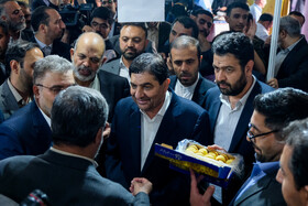 بازدید معاون اول از نمایشگاه توانمندی‌های صادراتی ایران  در حاشیه دومین جلسه شورای ملی زنجیره ارزش راهبردی