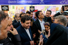 بازدید معاون اول از نمایشگاه توانمندی‌های صادراتی ایران  در حاشیه دومین جلسه شورای ملی زنجیره ارزش راهبردی