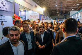 بازدید معاون اول از نمایشگاه توانمندی‌های صادراتی ایران  در حاشیه دومین جلسه شورای ملی زنجیره ارزش راهبردی