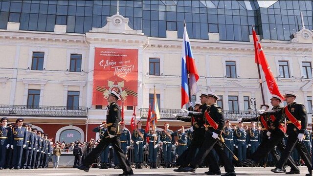 رژه نظامی «روز پیروزی» در میدان سرخ مسکو