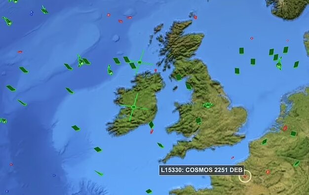 زبالههای فضایی اطراف زمین را در این نقشه ببینید