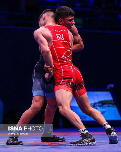 عکس آرشیوی است عراق و ارمنستان، خارجی های دومین دوره مسابقات کشتی بینالمللی جام موحد در بابلسرشدند