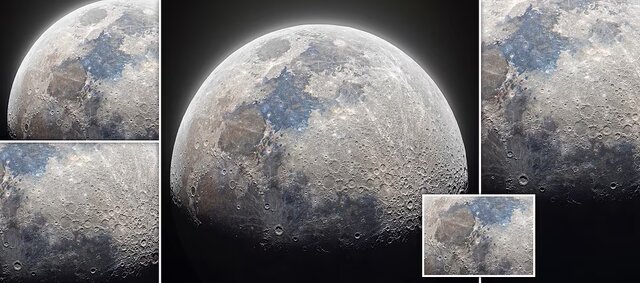 ثبت اطلاعات باورنکردنی از ماه با تلفیق ۲۸۰ هزار تصویر