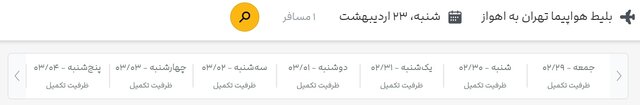 جستوجو برای بلیت هواپیما، تقریبا بینتیجه!