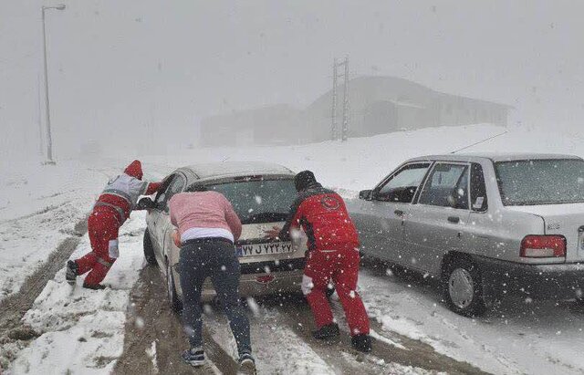 امدادرسانی به ۱۲۰ نفر گرفتار شده در برف و کولاک شهرستان خلخال ایسنا