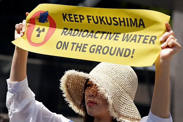 راهپیمایی اعتراضی علیه طرح رهاسازی آب نیروگاه فوکوشیما