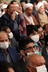 دیدار دست اندرکاران و کارگزاران حج با مقام معظم رهبری