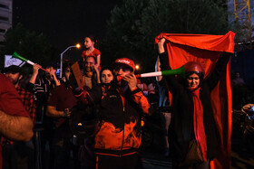 قهرمانی پرسپولیس در بیست و دومین دوره لیگ برتر فوتبال - شادی هواداران پرسپولیس در تهران