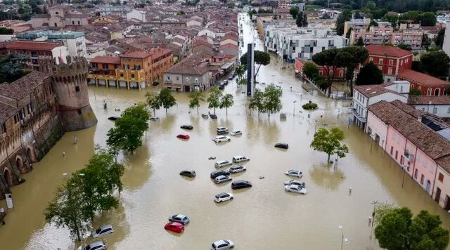 ۱۳ کشته و هزاران آواره در سیلاب شدیدِ ایتالیا