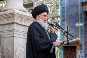 مراسم تعویض پرچم و نقاره زنی شب میلاد حضرت فاطمه معصومه(س) - قم