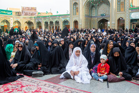 مراسم تعویض پرچم و نقاره زنی شب میلاد حضرت فاطمه معصومه(س) - قم