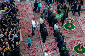 مراسم تعویض پرچم و نقاره زنی شب میلاد حضرت فاطمه معصومه(س) - قم