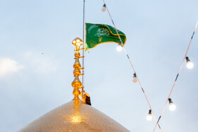 مراسم تعویض پرچم و نقاره زنی شب میلاد حضرت فاطمه معصومه(س) - قم