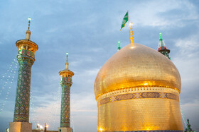 مراسم تعویض پرچم و نقاره زنی شب میلاد حضرت فاطمه معصومه(س) - قم