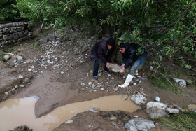 خسارت سیل به برخی روستاهای شهرستان اهر