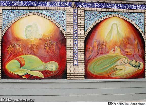 قصّۀ دیوارنگارههای مسجد جامع خرمشهر چیست؟