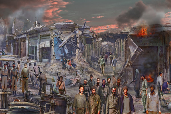 قصّۀ دیوارنگارههای مسجد جامع خرمشهر چیست؟